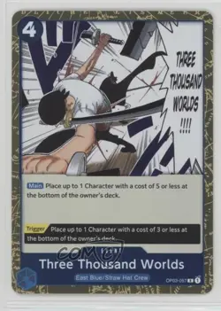 2023 One Piece Card Game: Pillars of Strength OP03 R Three Thousand Worlds 15fy - Image 1