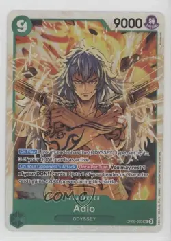 2024 One Piece Card Game: Emperors in the New World OP09 SR Adio #OP09-023 0s9t - Image 1