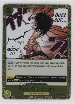 2023 One Piece Card Game: Pillars of Strength OP03 R Buzz Cut Mochi gl9 - Image 1