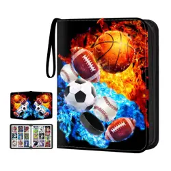 Sports Card Binder with Sleeves, 9-Pocket Trading Card Holder Card Collectors... - Image 1