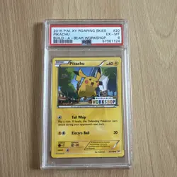 Pikachu Build-A-Bear Pokemon Card 20/108 PSA 6 Build A Bear Promo UK - Image 1