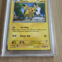 Pikachu Build-A-Bear Pokemon Card 20/108 PSA 6 Build A Bear Promo UK - Image 2