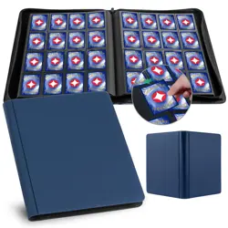16 Pockets Card Binder for 1000+ Cards, Premium Sturdy Card Holder Album, PU ... - Image 1