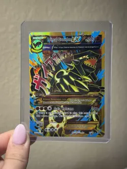 Pokemon Primal Groudon EX Shiny Full Art Holo Card 97/98 XY-Ancient Origins 💎 - Image 1