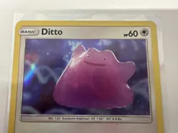 Pokemon TCG Holo Ditto Card 17/18 Detective Pikachu Movie - Image 3