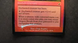 MTG Dragon Breath foil card Scourge excellent LP - Magic the Gathering WOTC - Image 4