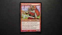 Magic the Gathering Foil Brothers Yamazaki CHK 160a - excellent LP MTG card WOTC - Image 1