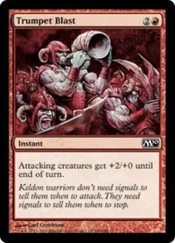 Trumpet Blast -Foil Medium Play MTG Magic 2010 Core Set - Image 1