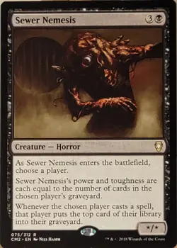 MTG Sewer Nemesis Mystery Booster - Commander Anthology 2018 75/312 Reg Rare - Image 1