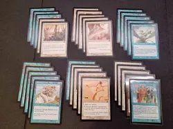 MtG Mercadian Masques 'Tidal Mastery' Theme Deck from 1999 | Opened - Complete - Image 4