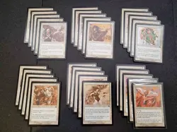 MtG Mercadian Masques 'Rebel's Call' Theme Deck from 1999 | Opened - Complete - Image 4