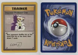 Imposter Professor Oak Pokemon Base Set #73 1999 1i98 - Image 3