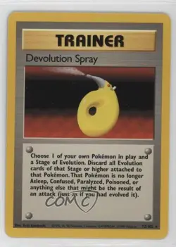 Devolution Spray Pokemon Base Set #72 1999 1i98 - Image 1