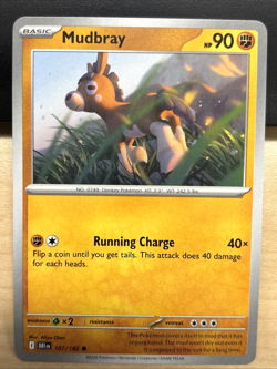 Pokemon Scarlet & Violet Destined Rivals 107 Mudbray COMMON - Image 1
