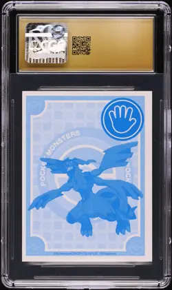 CGC 10 Pristine - Zekrom "Ra" - Japanese Pokemon Karuta Playing Cards 2012 POP 1 - Image 2