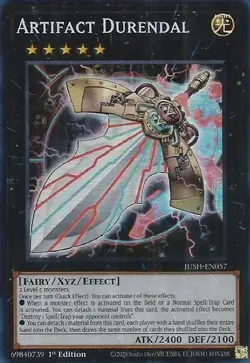 Artifact Durendal JUSH-EN057 Super Rare YGO Yugioh Justice Hunters - Image 1