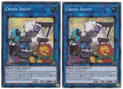 2x Cross Sheep - (MP21-EN018 - 1st Ed - Prismatic Secret Rare) - NM - Yugioh - Image 1