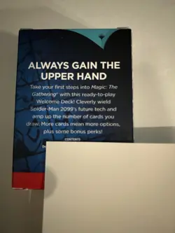 Magic The Gathering Marvel Spider-Man 2099 Blue Welcome Deck SDCC 2025 Exclusive - Image 2