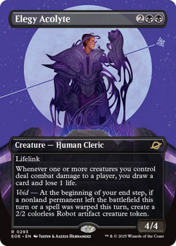 Elegy Acolyte (BORDERLESS) #293 | Near Mint | Edge of Eternities Magic MTG - Image 1