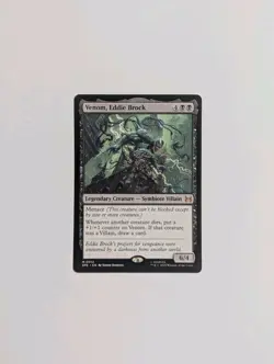 Venom Eddie Brock MTG SDCC 2025 Marvel Spider-Man Promo Mythic NM - Image 1