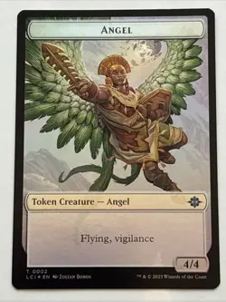 MTG The Lost Caverns of Ixalan Map/Angel Token Foil 0017/0002 NM - Image 2