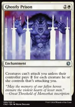 *MRM* ENG Prison Fantomale / Ghostly Prison MTG Conspiracy Crown - Image 1