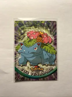 Venusaur #3 - Topps BLACK LOGO - NON-HOLO - Pokemon Card - TV Animation Series 1 - Image 1
