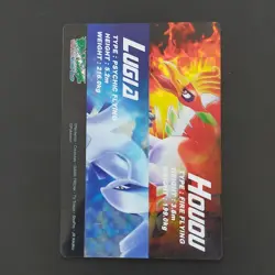 Lugia Ho-Oh #02 Holo Pokemon Carddass Zukan Card Vintage Nintendo Bandai Japan - Image 5