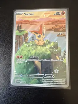 Pokemon TVG Victini Illustration Collection Promo 208, Jumbo card and Poke Ball - Image 3