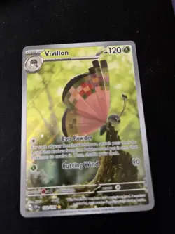Vivillon 193/191 Illustration Rare Surging Sparks Near Mint Pokemon Card - Image 1