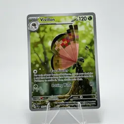 Vivillon 193/191 Illustration Rare Surging Sparks Near Mint Pokemon Card - Image 1