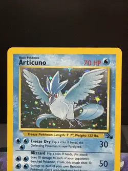 Pokemon Card Articuno 2/62 Holo Rare Fossil Set 1999 WOTC Played - Image 2