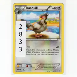 Pokemon TCG Tranquill 79/108 XY Roaring Skies Regular Uncommon Card EN-MP 2015 - Image 3