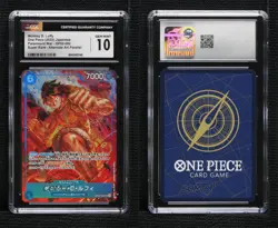 2022 One Piece Card Game: Paramount War OP02 Japanese Monkey D Luffy CGC 10 02v3 - Image 3