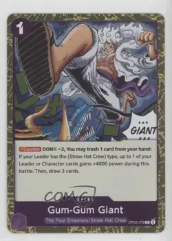 2024 One Piece Card Game: Emperors in the New World OP09 R Gum-Gum Giant 02v3 - Image 1