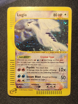 Pokemon Card Crystal Lugia Secret Rare Aquapolis 149/147 - Image 1