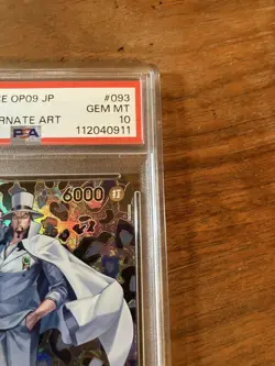 PSA 10 Rob Lucci SP OP09 Special Card One Piece New Emperor Rare Japan - Image 3