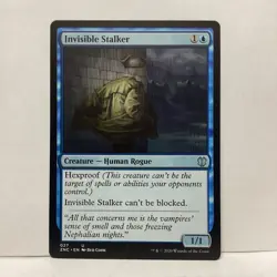 MTG Invisible Stalker Magic: The Gathering Commander: Zendikar Rising #027 - Image 1