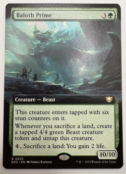 Baloth Prime 0033 ~ Borderless Rare NM MTG Edge of Eternities - Image 1