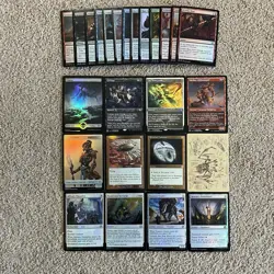 MTG The Brothers War Lot of 25 Cards - Foil, Full Art, Promos - No Doubles - Image 1