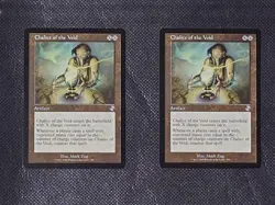 Mtg Magic The Gathering Chalice Of Void Old Frame English Version Set Of 2 - Image 1