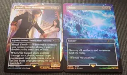 Mtg Rare 2-Piece Set Winning Promo Squall Ultema Borderless Foil - Image 2