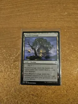 MAGIC THE GATHERING THRONE OF ELDRAINE WITCH'S COTTAGE LIGHTLY PLAYED - Image 1