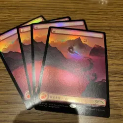 Mtg Mountain Challenge Promo Mountain/Mountain Foil Set Of 4 - Image 1