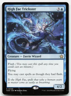 MTG High Fae Trickster R Foundations 40 LP - Image 1