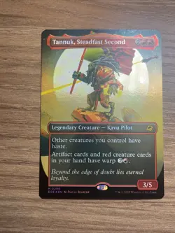 Tannuk, Steadfast Second - FOIL - Borderless - Edge Of Eternities - 296 - Image 1