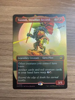 Tannuk, Steadfast Second - FOIL - Borderless - Edge Of Eternities - 296 - Image 4