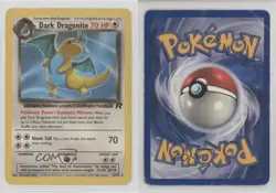 Dark Dragonite Pokemon Team Rocket #22 2000 10cj - Image 3