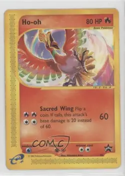 Ho-oh Pokemon WOTC Black Star #52 1999 1fc4 - Image 1