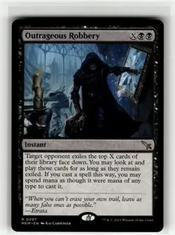 OUTRAGEOUS ROBBERY Murders at Karlov Manor #97 MKM(NM+)(MTG) - Image 1